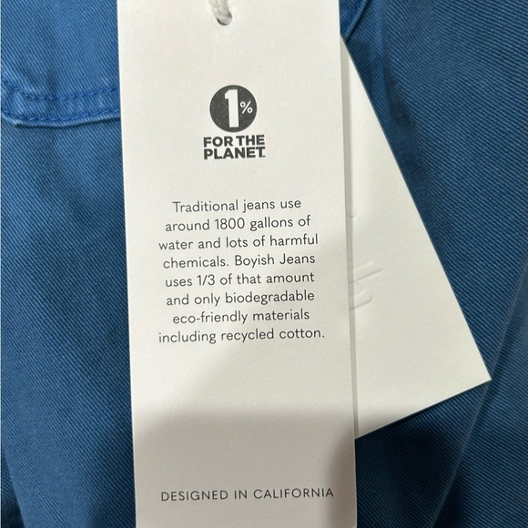 Boyish The Joaquin Kimono Blue Jacket Dress S NWT - Picture 10 of 12